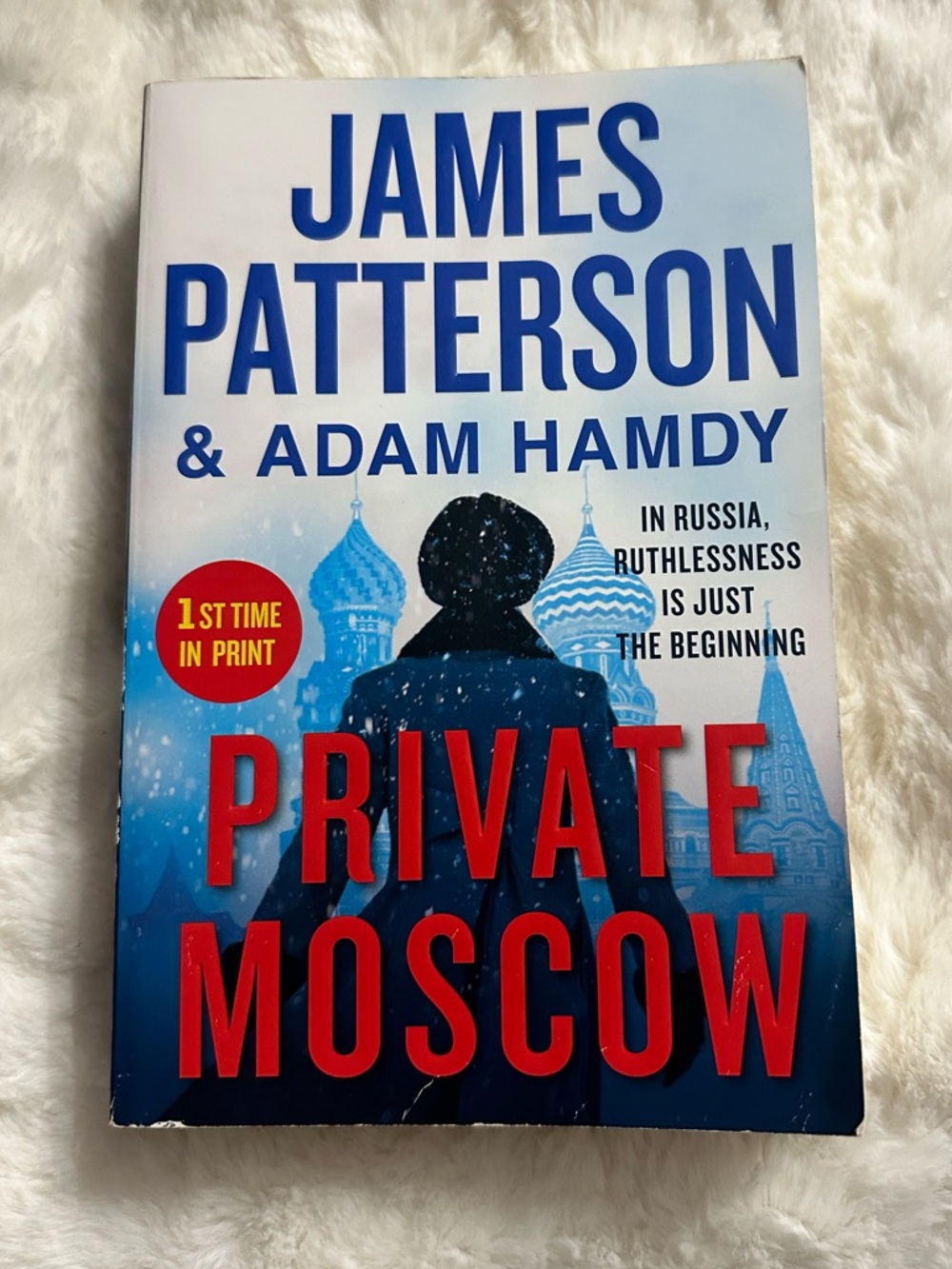 Private Moscow by James Patterson & Adam Hamdy - Blue/Red Paperback